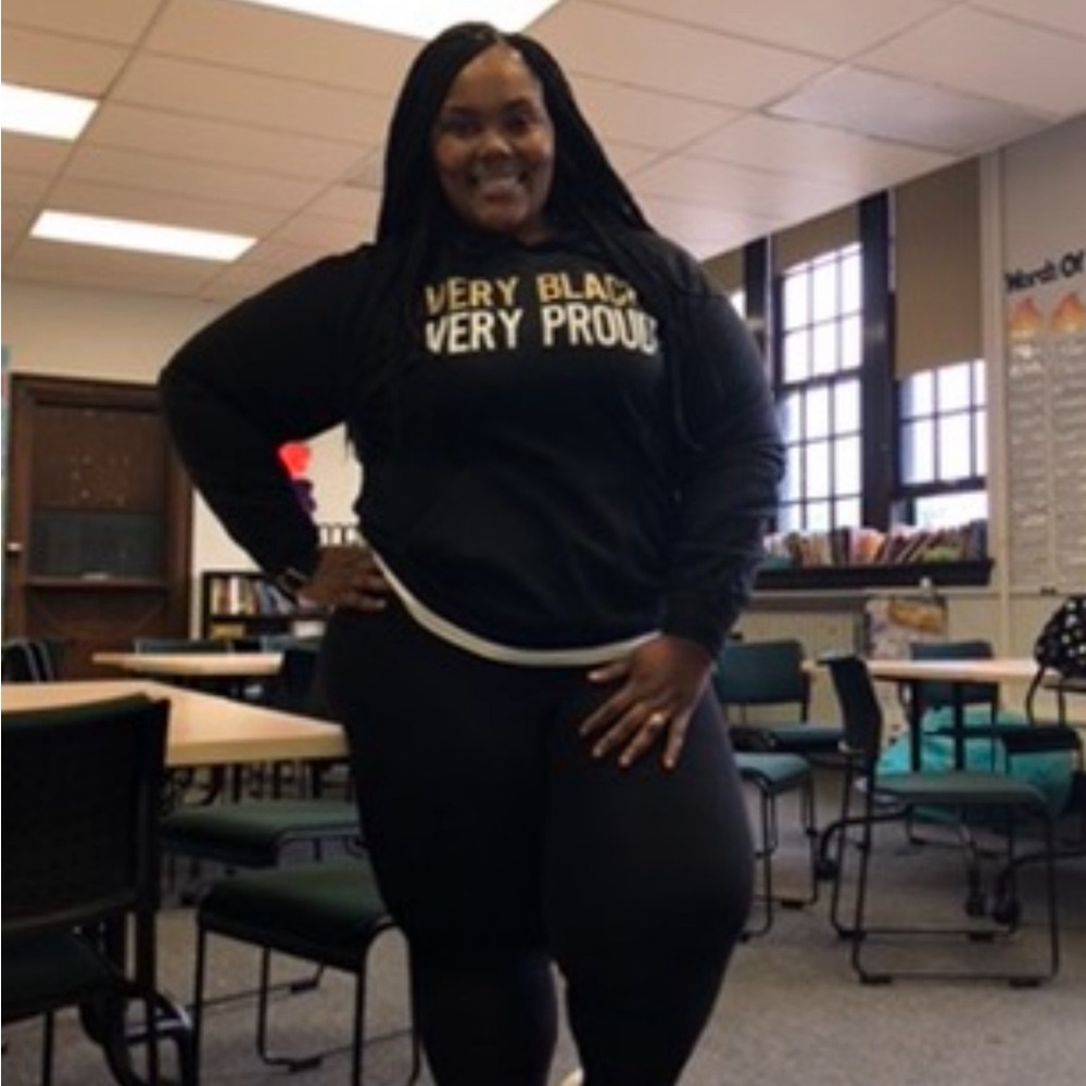Very black very proud hoodie